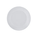 Thumbnail image #1 for CAC China XBRC-22 Round Coupe Melamine Plate, 8-1/4" Diameter, White Case of 3 Dozen