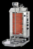 Thumbnail image #5 for Trento Potis Electric Doner Kebab Vertical Broiler, Stainless Steel, 66.13 lb Capacity, 208V