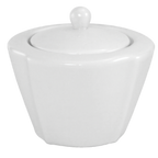 Thumbnail image #1 for International Tableware Rhapsody RA-61 Porcelain Sugar Bowl with Lid, 10 oz., Round 1 Dozen