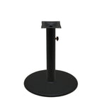 Thumbnail image #1 for Oak Street OD-B30DISC-4-STD Steel Table Disc Base, 30" Diameter, Dining Height, 4" Column, Adjustable Levelers
