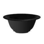 Thumbnail image #1 for G.E.T. Black Elegance B-105-BK Black Melamine Bowl, 10 oz, 5-1/2" Diameter Case of 4 Dozen