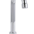 Thumbnail image #4 for Advance Tabco K-120 Deck-Mount Swivel Gooseneck Faucet Spout, 3-1/2-Inch, Chrome-Plated Brass, 1.0 GPM