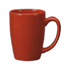 Thumbnail image #1 for International Tableware Cancun 8286-2194 14 oz Ceramic Coffee Cup with Handle, Crimson Red Case of 3 Dozen