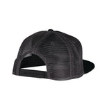 Thumbnail image #2 for Chef Works 1541124-BK5-SM Skater Chef Hat, Cotton Twill with Polyester Mesh Back, 5-Panel Snapback, Black/Charcoal Gray