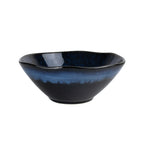 Thumbnail image #1 for CAC China NEP-B7 Asian Soup/Salad Bowl, 27 oz, 7", Starry Night Blue/Black Case of 2 Dozen