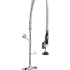 Thumbnail image #1 for Component Hardware Encore KC50-1000-BR Commercial Pre-Rinse Faucet Assembly, Single-Hole Deck Mount, 38 in Flexible Gooseneck, Spray Head