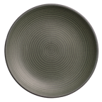 Thumbnail image #1 for Vertex China Elements E-8-G China Plate, 8-7/8 in Round Coupe, Misty Green, Subtle Embossing Case of 2 Dozen