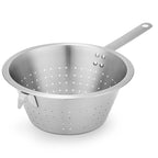 Thumbnail image #2 for Vollrath 47960 Stainless Steel Spaghetti Cooker/Strainer, 3 Qt 11 Oz, 8-1/2 Inch Diameter, 1/8-Inch Holes Case of 6