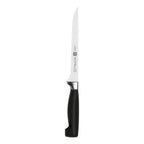 Thumbnail image #2 for Zwilling J.A. Henckels Four Star® 1001582 7-Inch Forged Fillet Knife, High-Carbon No-Stain Steel Blade, Black Plastic Handle