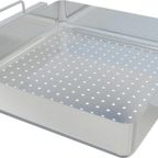 Thumbnail image #1 for ATSMFG MET MET-PSB-1515 ATS MFG Prep Sink Basket, 3" Deep, Fits 15" x 15" Bowls, 16/304 Stainless Steel, NSF