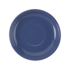 Thumbnail image #1 for International Tableware Cancun 822-06S Latte Saucer, 6-1/8" Round Ceramic, Light Blue Case of 2 Dozen