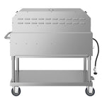 Thumbnail image #7 for Koolmore CGKIT4-48P Commercial Outdoor Propane Grill with Pizza Oven, Mobile, Stainless Steel