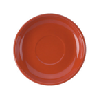 Thumbnail image #1 for International Tableware Cancun 822-2194S Latte Saucer, 6-1/8" Diameter, Round Ceramic, Crimson Red Case of 2 Dozen
