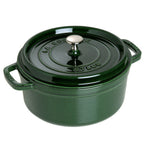 Thumbnail image #1 for Zwilling J.A. Henckels Staub® 1003977 Round Enameled Cast Iron Dutch Oven, 5.5 qt, Basil Green, Induction Ready, with Cover