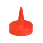 Thumbnail image #1 for TableCraft 100TK 38mm Red Cone-Tip Squeeze Bottle Top Case of 12