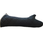 Thumbnail image #1 for Chef Revival CL2PX24ELBKBK Pyrotex Oven Mitt, 24" Shoulder-Length, Flame-Resistant, Black with Beige Trim Case of 12 Pair