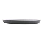 Thumbnail image #1 for G.E.T. Roca Balance RP-2-7-WM/GRM Round Melamine Dinner Plate, 7 in., White Matte Inside/Gray Matte Outside Case of 2 Dozen