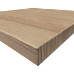 Thumbnail image #2 for Oak Street Woodland WDL3072 Red Oak-Faced Rectangular Table Top, 30 x 72 x 1 in, Dropped Edge