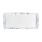 Thumbnail image #1 for Steelite International William Edwards, Hive Blue 82131AND0136 Rectangle Tray, Bone China, Hive Blue, 13.375 x 6 x 0.75 in 1 Dozen