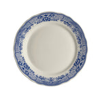 Thumbnail image #1 for Steelite International HL Ivory HL54863924 Round China Plate, 10-5/8 in, Carolyn Willow Rim Blue, Scalloped Edge 1 Dozen