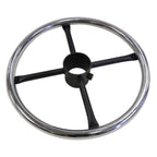 Thumbnail image #1 for JustChair Manufacturing FRING-3 Adjustable Foot Ring for 3-Inch Columns, Bar-Height Table Bases