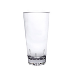 Thumbnail image #1 for Thunder Group PLTHMG020C 20 oz Clear Polycarbonate Mixing Glass with Starburst Base Case of 24