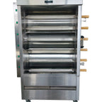 Thumbnail image #1 for AMPTO Metal Supreme FRG6VE Liquid Propane Rotisserie Oven, 30-Chicken Capacity, 6 Stainless Steel V-Spit Skewers