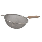 Thumbnail image #1 for Stanton Trading 504 Strainer, 8" Diameter, Double Medium Mesh, Wooden Lacquered Handle Case of 24