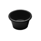 Thumbnail image #1 for G.E.T. Must Haves - EGS R3SM-B Round Melamine Ramekin, 3 oz, Black Case of 6