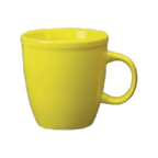 Thumbnail image #1 for International Tableware Cancun 81950-242 17 oz Yellow Ceramic Mocha Mug with Handle Case of 3 Dozen