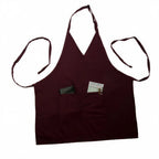 Thumbnail image #1 for Libertyware TXTTA-BU Burgundy Tuxedo Apron, 65/35 Poly/Cotton Twill, 3 Pockets, 28-1/2" x 27" Case of 72