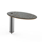 Thumbnail image #1 for Steelite Mogogo, Modular MGCIAY16GSXX High Display Shelf, Oval, Grey Slate, 20"W x 10"D x 12-1/2"H