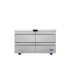 Thumbnail image #1 for Atosa AUF48D4 Undercounter Freezer, 12.2 cu. ft., 4 Drawers, 51"W, Stainless Steel