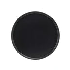 Thumbnail image #2 for Cal-Mil Hudson 22026-10-13 Round Low-Rim Melamine Plate, Black, 10-1/4" Diameter Case of 6