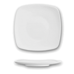 Thumbnail image #1 for International Tableware Iris IS-21 Square Bone China Plate, White, 12-3/8" 1 Dozen
