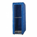Thumbnail image #1 for Winholt Equipment SRC-58FC-3Z Freezer Rack Cover, Blue Reinforced Vinyl with Clear Front Panel, 23"W x 28"D x 64"H