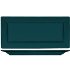 Thumbnail image #1 for International Tableware Elite Harvest EL-17-BB Rectangular Porcelain Platter, 11" x 5-1/8", Wide Rim, Rolled Edge 1 Dozen