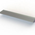 Thumbnail image #1 for AERO Manufacturing 4BW-1248 Wall-Mounted Stainless Steel Shelf, 48"W x 12"D, 16-Gauge 400 Series, 3-Sided Lip