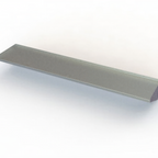 Thumbnail image #1 for AERO Manufacturing 4BW-1224 Wall-Mounted Stainless Steel Shelf, 24"W x 12"D, 16 Gauge 400 Series, Three-Sided Lip