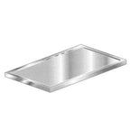 Thumbnail image #1 for AERO Manufacturing 3TCV-3030 Stainless Steel Countertop Food Display, 30"W x 30"D, 16 Gauge, Marine Edge