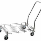Thumbnail image #7 for Winco DWR-2617 Wire Dough Box Dolly for 18 x 26 Inch Boxes, 400 lb Capacity, Handle, 3-3/4 Inch Casters