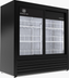Thumbnail image #5 for Beverage-Air Marketeer Two-Section Reach-In Refrigerated Merchandiser with Sliding Glass Doors, 16.4 Cu. Ft., Black