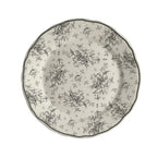 Thumbnail image #1 for Steelite International HL Ivory HL54263887 Round China Plate, 7-1/4", Carolyn Liliana Slate, Scalloped Edge Case of 3 Dozen