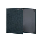 Thumbnail image #1 for Risch Rattan RATTAN-3V 5.5X8.5 Triple-Fold Menu Cover, 5-1/2" x 8-1/2", Black Cards Case of 25