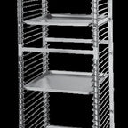 Thumbnail image #5 for Channel Manufacturing 560N Aluminum End-Load Bun Pan Rack with Wire Pan Slides, 36 Full-Size Pan Capacity, 1.5-Inch Spacing