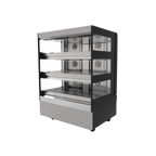 Thumbnail image #1 for Flexeserve 3T-1000R Heated Food Display Cabinet, Floor Model, Rear Feed, 3-Tier, Convection, Stainless Steel, 39-3/10"W