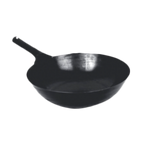 Thumbnail image #1 for Thunder Group IRWK001 Taiwan Wok, 14-inch Diameter, Heavy-Duty Iron, Single Handle Case of 12