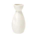 Thumbnail image #1 for G.E.T. NC-4001-W Porcelain Sake Bottle, 6 oz, 5-1/4"H, White 1 Dozen