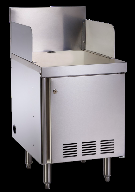Product image #5 for Top Shelf 18-Inch Stainless Steel POS Cabinet with 10-Inch Backsplash