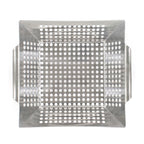 Thumbnail image #1 for Chef Master Mr. Bar-B-Q 06034Y Perforated Stainless Steel Wok Grill Topper, 12 x 12 in Case of 6